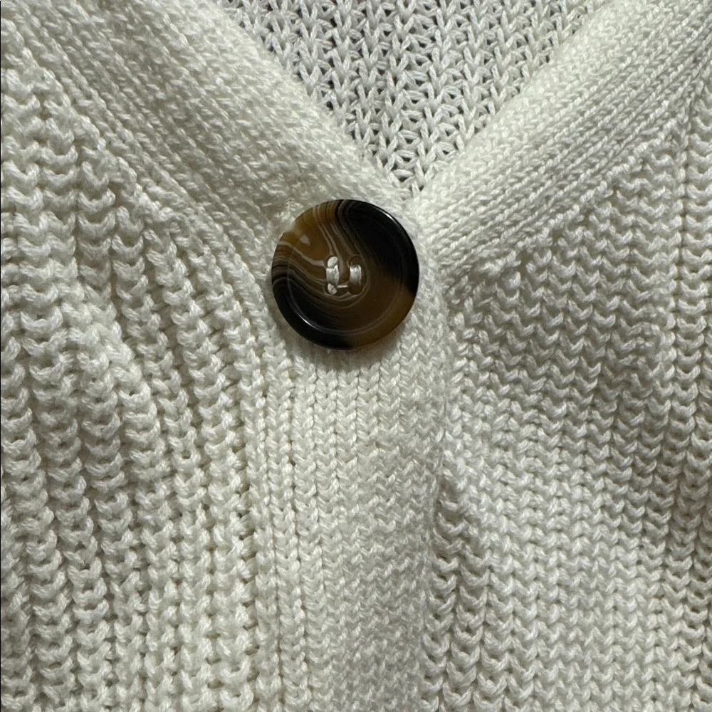 Cream Button-Up Cardigan - Picture 3 of 7